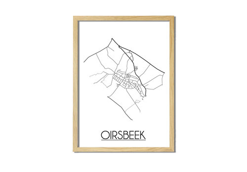 DesignClaud Oirsbeek Plattegrond poster