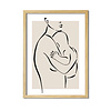 DesignClaud Poster Schwangere Frau natürliche - Minimalismus - Copy - Copy - Copy - Copy