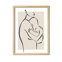 Poster Schwangere Frau natürliche - Minimalismus - Copy - Copy - Copy - Copy
