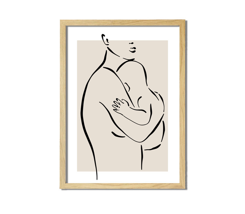 Poster Schwangere Frau natürliche - Minimalismus - Copy - Copy - Copy - Copy