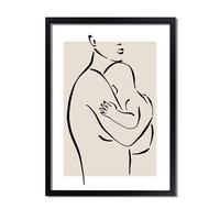 Poster Schwangere Frau natürliche - Minimalismus - Copy - Copy - Copy - Copy