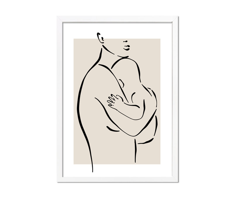 Poster Schwangere Frau natürliche - Minimalismus - Copy - Copy - Copy - Copy