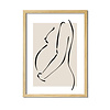 DesignClaud Poster Schwangere Frau natürliche - Minimalismus - Copy - Copy - Copy - Copy - Copy - Copy