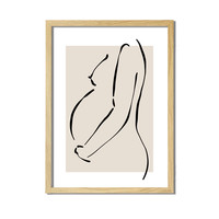Poster Schwangere Frau natürliche - Minimalismus - Copy - Copy - Copy - Copy - Copy - Copy
