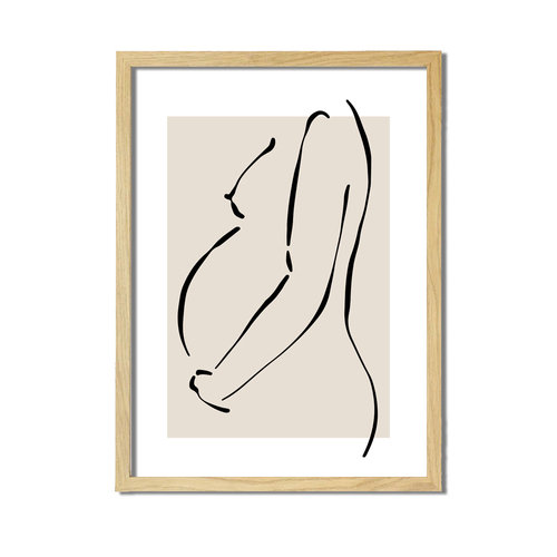 Poster Schwangere Frau natürliche - Minimalismus - Copy - Copy - Copy - Copy - Copy - Copy 