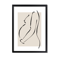 Poster Schwangere Frau natürliche - Minimalismus - Copy - Copy - Copy - Copy - Copy - Copy