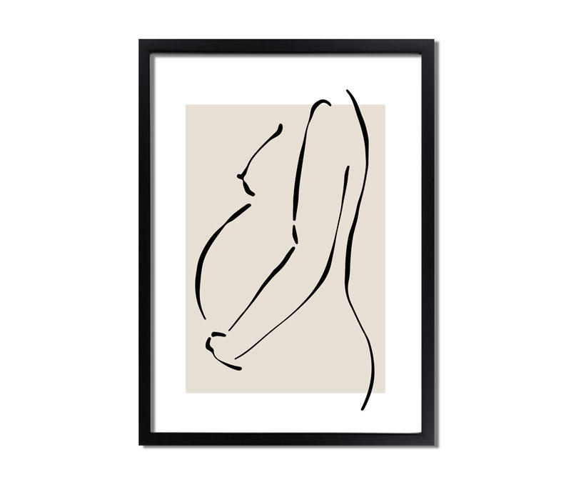 Poster Schwangere Frau natürliche - Minimalismus - Copy - Copy - Copy - Copy - Copy - Copy