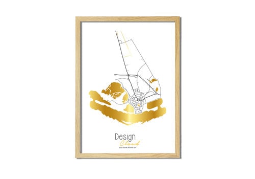 DesignClaud City/Village Map of your choice with Logo - Gold