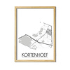 Kortenhoef Plattegrond poster