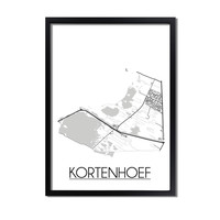 Kortenhoef Plattegrond poster