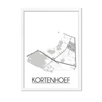 Kortenhoef Plattegrond poster