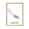 DesignClaud Curacao Plattegrond poster