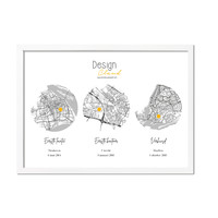 Hochzeitsposter Stadtplan - Hochzeitsgeschenk personalisiert - Copy - Copy - Copy - Copy - Copy