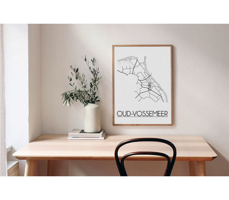 Oud-Vossemeer Plattegrond poster