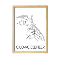 Oud-Vossemeer Plattegrond poster