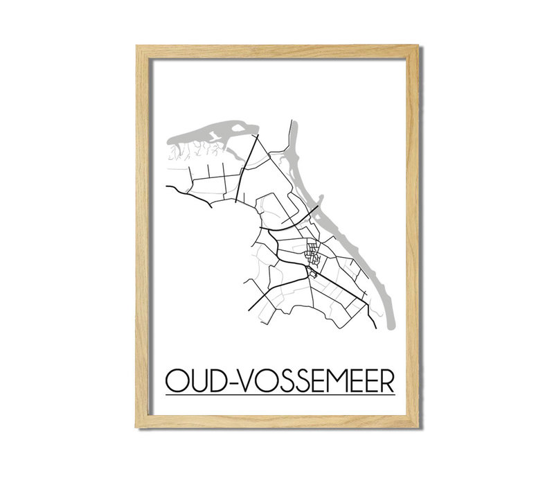 Oud-Vossemeer Plattegrond poster