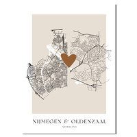 Hochzeitsposter Stadtplan - Hochzeitsgeschenk personalisiert - Copy - Copy - Copy - Copy