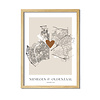 DesignClaud Hochzeitsposter Stadtplan - Hochzeitsgeschenk personalisiert - Copy - Copy - Copy - Copy