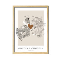Hochzeitsposter Stadtplan - Hochzeitsgeschenk personalisiert - Copy - Copy - Copy - Copy