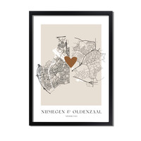Hochzeitsposter Stadtplan - Hochzeitsgeschenk personalisiert - Copy - Copy - Copy - Copy