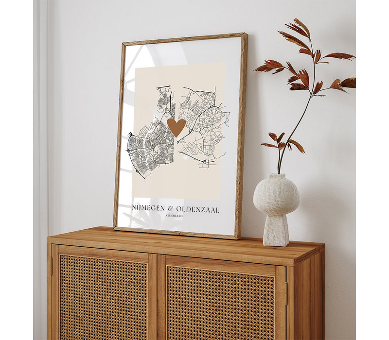 Hochzeitsposter Stadtplan - Hochzeitsgeschenk personalisiert - Copy - Copy - Copy - Copy