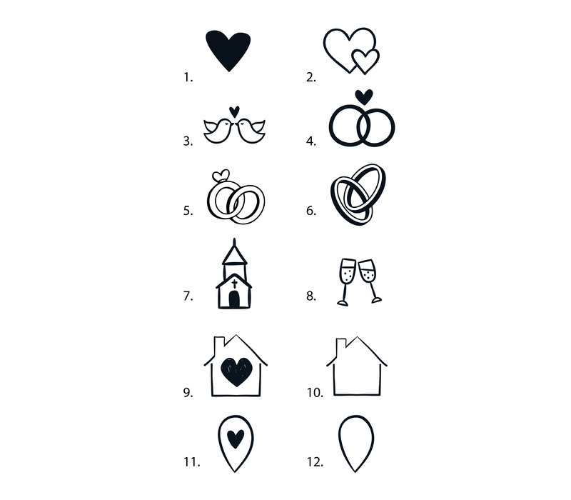 Affiche de mariage - Carte de la ville - Cadeau de mariage personnalisé