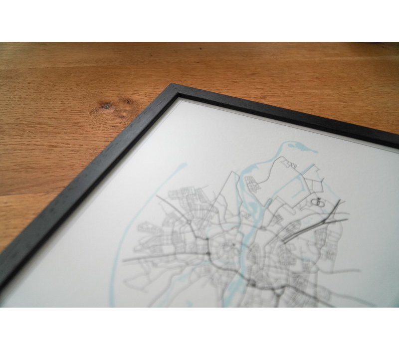 Hochzeitsposter Stadtplan - Hochzeitsgeschenk personalisiert