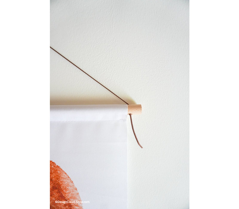 Textielposter Geboorteposter Sterrenbeeld Oud Roze