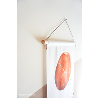 Textielposter Geboorteposter Sterrenbeeld Oud Roze