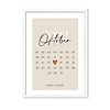 DesignClaud Affiche de date - Anniversaire de mariage, Fiançailles