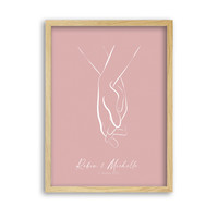 Hochzeitsposter Brautpaar - Hochzeitsgeschenk personalisiert - Copy - Copy