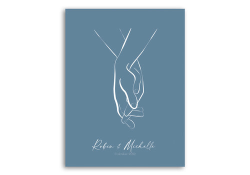 DesignClaud Hochzeitsposter Brautpaar - Hochzeitsgeschenk personalisiert - Copy - Copy - Copy