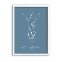 Hochzeitsposter Brautpaar - Hochzeitsgeschenk personalisiert - Copy - Copy - Copy
