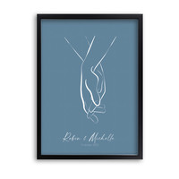 Hochzeitsposter Brautpaar - Hochzeitsgeschenk personalisiert - Copy - Copy - Copy