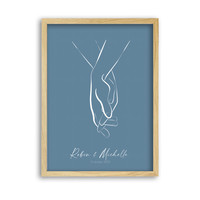 Hochzeitsposter Brautpaar - Hochzeitsgeschenk personalisiert - Copy - Copy - Copy