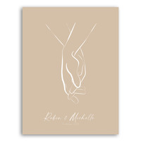 Hochzeitsposter Brautpaar - Hochzeitsgeschenk personalisiert - Copy - Copy - Copy - Copy