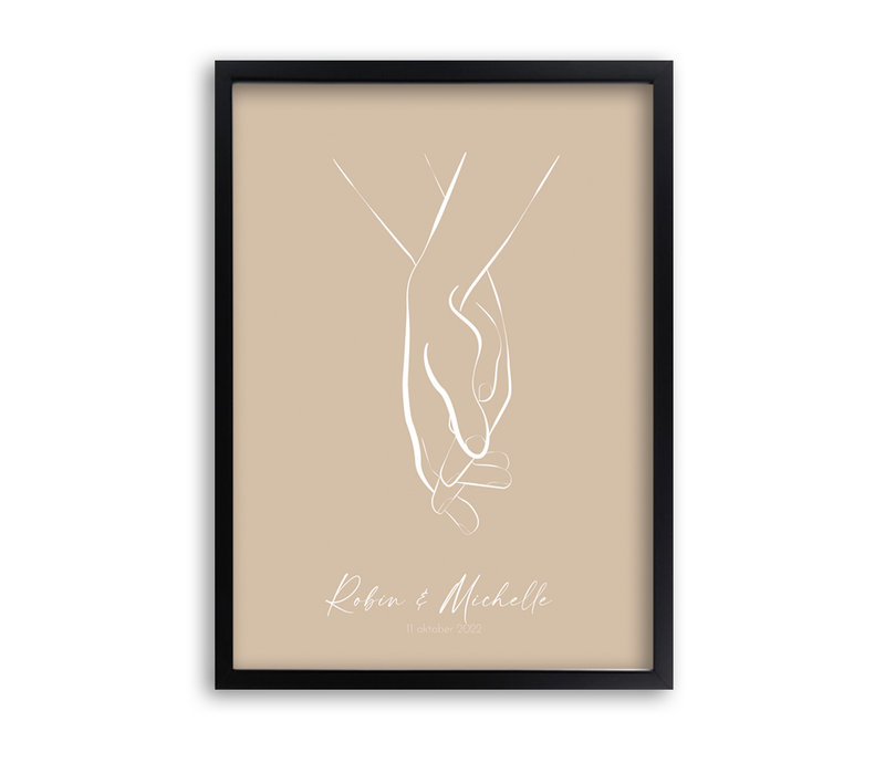 Hochzeitsposter Brautpaar - Hochzeitsgeschenk personalisiert - Copy - Copy - Copy - Copy