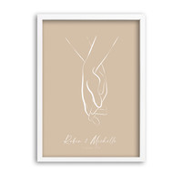 Hochzeitsposter Brautpaar - Hochzeitsgeschenk personalisiert - Copy - Copy - Copy - Copy