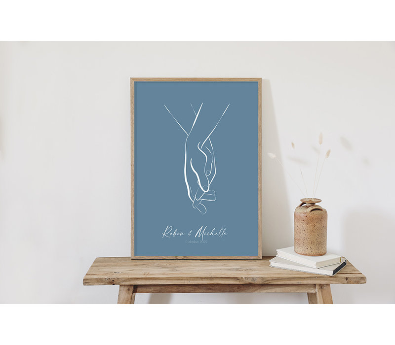 Hochzeitsposter Brautpaar - Hochzeitsgeschenk personalisiert - Copy - Copy - Copy