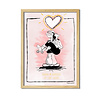 Popeye & Olijfje huwelijks poster - goudfoliedruk
