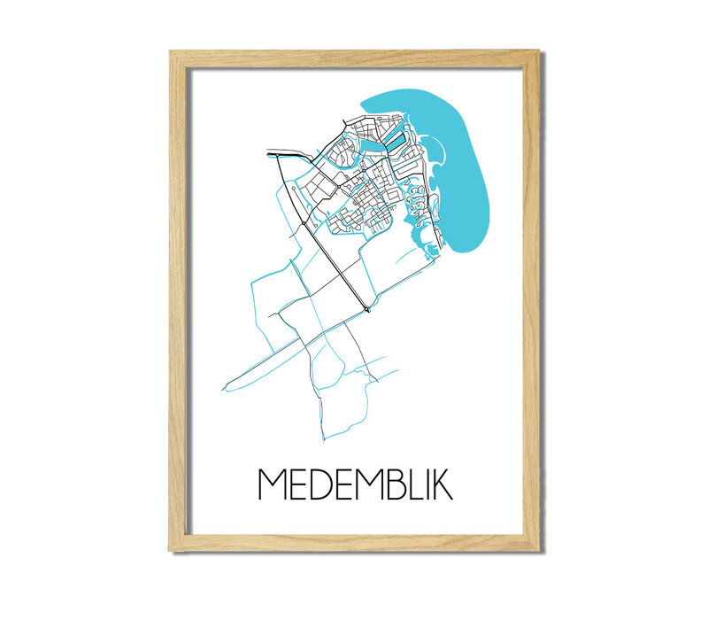 Medemblik Plattegrond poster