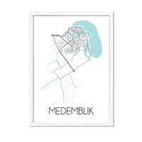 Medemblik Plattegrond poster