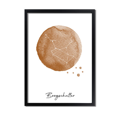 Sterrenbeeld poster Boogschutter 
