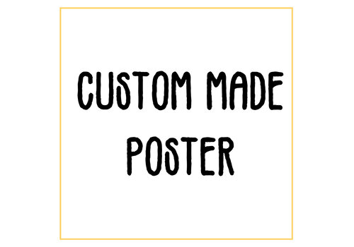 DesignClaud Affiche personnalisée - Impression métallisée