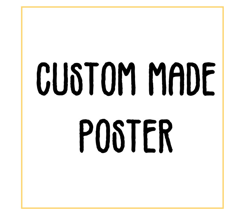 Custom made poster - Foliedruk