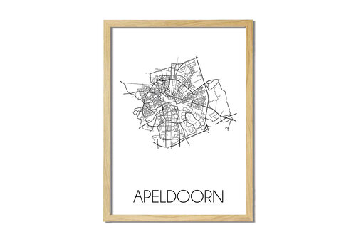 DesignClaud Apeldoorn Plattegrond poster