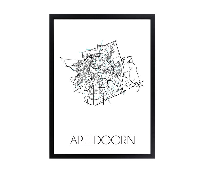 Apeldoorn Plattegrond poster