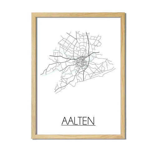 Aalten Plattegrond poster 