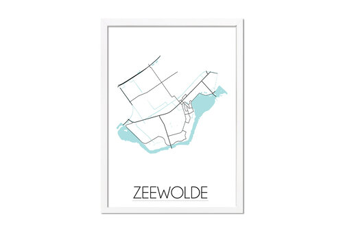 DesignClaud Zeewolde Plattegrond poster
