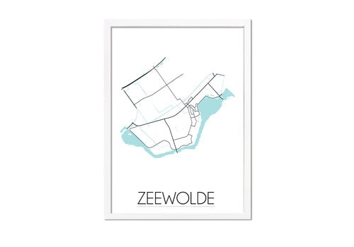 DesignClaud Zeewolde Stadtplan-poster